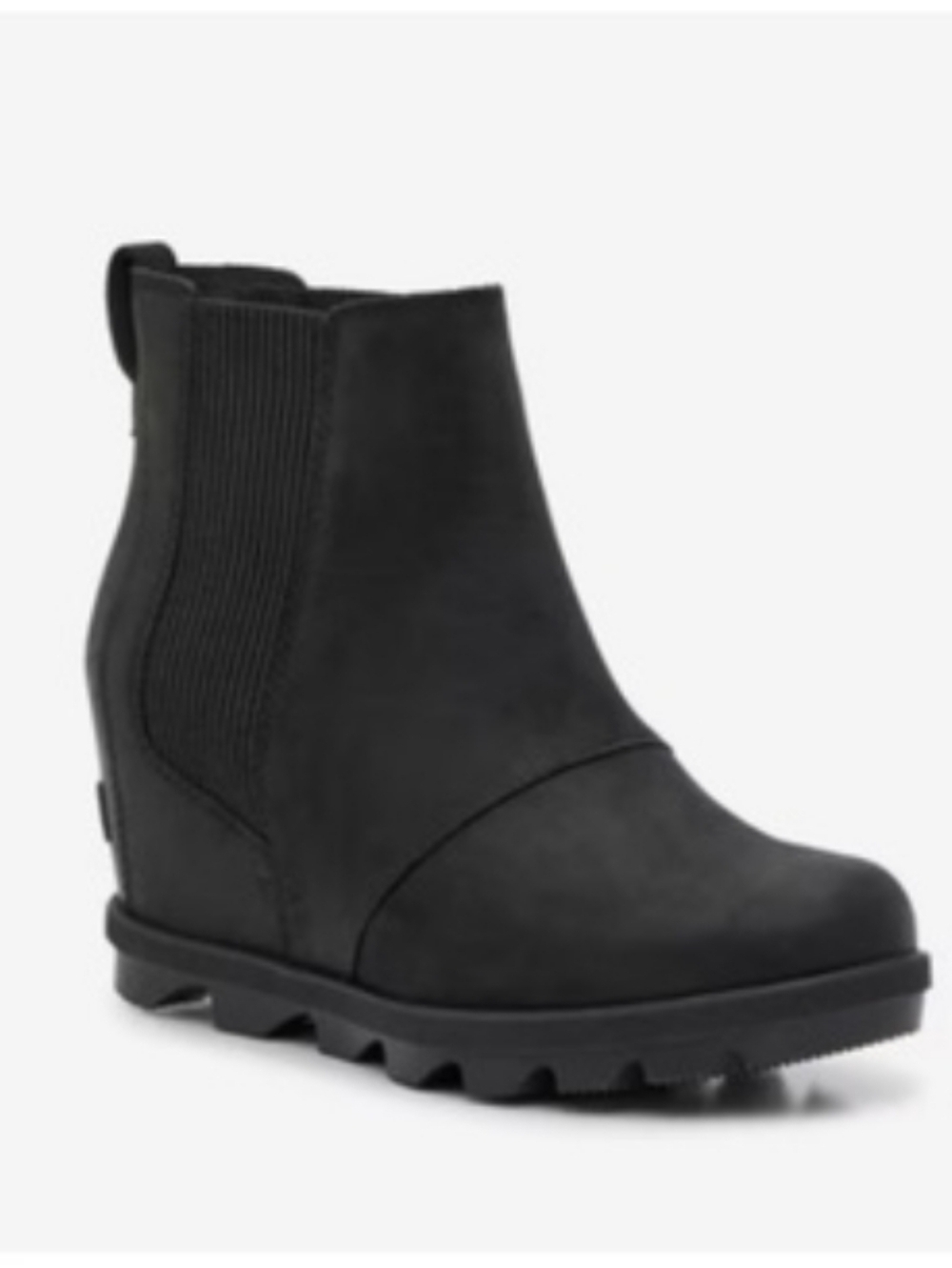 Sorel Joan Rhapsody Wedge Chelsea Leather Snow Boot Size 7.5